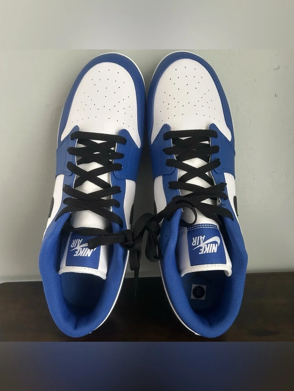 Nike Jordan 1 Retro MCS Men’s Baseball Cleats Blue White Size 14 CJ8524-411
